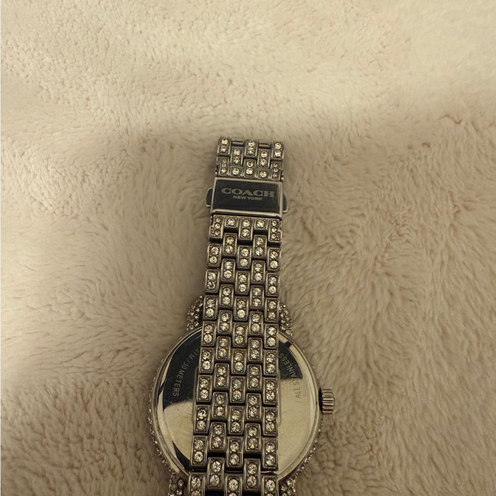 Coach Silver Crystal Women's Watch